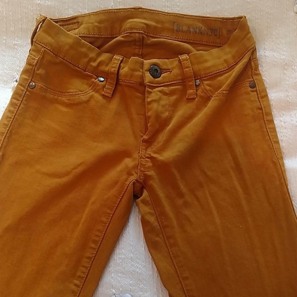 Blank NYC Mustard Skinny Jeans